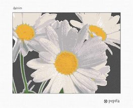 Pepita Needlepoint Canvas: Daisies, 13&quot; x 10&quot; - £79.24 GBP+