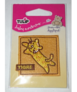 TULIP - baby couture Iron-on Applique - TIGRE (4.5cm x 5cm) - £4.91 GBP