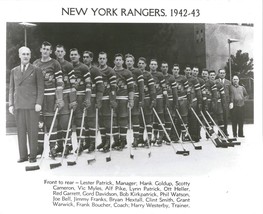 NEW YORK RANGERS 1942-43 TEAM NY 8X10 PHOTO HOCKEY NHL PICTURE B/W - £3.91 GBP