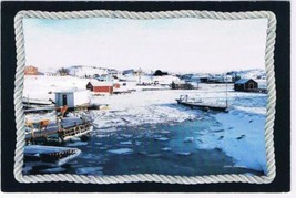 Newfoundland &amp; Labrador Postcard Slob Ice Harbour Scene In Winter - £2.33 GBP
