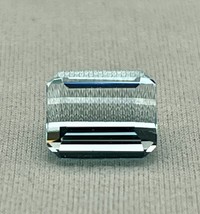 Natural Aquamarine, 3.1 Carat Emerald Cut Faceted Gemstone. - £134.69 GBP