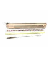 Starbucks Venti 24 oz Reusable Straw &amp; Brush Set - Candy Cane &amp; Lime Wit... - $24.43 CAD