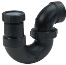ABS P-Trap with 1/2&quot; - 1/4 &quot;Union Joint  1-1/2&quot; - $17.95