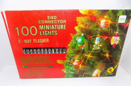 Vintage Freddy&#39;s 100 Red Miniature Christmas Light Set NIB - £10.75 GBP