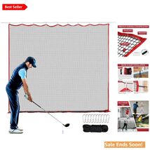Durable 10ft x 10ft Golf and Multi-Sport Practice Net - Safe Backyard Tr... - $97.96