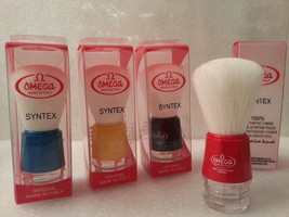Omega Shaving Brush # 90018 Syntex 100% Synthetic Multicolored - $13.95