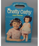 Chatty Cathy Cut-Outs Tote Carry All Complete 1963 Vintage Original Cut ... - $22.26