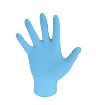 UK | 2 Pairs of Gloves MEDIUM Handsafe Nitrile STERILE Blue Size First Aid Clean - £3.03 GBP