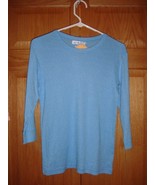 Fresh Produce Top L Atlantis 3/4 Sleeve Soft Sheen Top NWT - £11.71 GBP