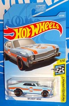 Hot Wheels 2019 HW Speed Graphics Series #67 &#39;68 Chevy Nova Lt Blue w/ M... - £4.69 GBP