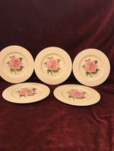 Theodore Haviland ROSE Dinner Plates - New York Regents Park Rose10.75 inch 5 pc - £80.10 GBP