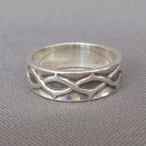 James Avery Sterling Silver Ring Crown of Thorns Sz 9.5 Christian Retired Design - £139.87 GBP