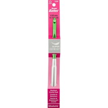 Silvalume Super Lightweight Aluminum Crochet Hook 5.5 Inch Size K10.5 Pe... - $48.49