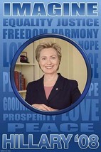 Hillary Clinton For President by Wilbur Pierce - Art Print - £17.57 GBP+