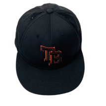 TB Richardson PTS Lite Baseball Cap Hat Tampa Bay PTS30 size L XL Black Flex Hat - $19.79