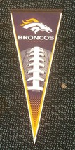 Denver Broncos Soft Felt 12&quot; X 30&quot; Vertical Pennant - £13.44 GBP