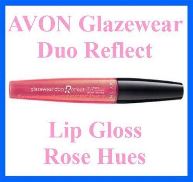 Make Up Lip Glazewear Duo Reflect Lip Gloss ~ Rose Hues ~ NEW ~AVON~ - £6.97 GBP