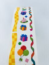 Vintage Sandy Lion Stickers Roll Birthday Party Border Scrapbooking Sand... - $49.88