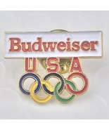 Budweiser USA Olympic Pin Vintage Beer America - £9.42 GBP