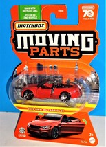 Matchbox 2023 Moving Parts 2020 BMW M4 Cabriolet Mtflk Red w/ Opening Doors - £5.53 GBP