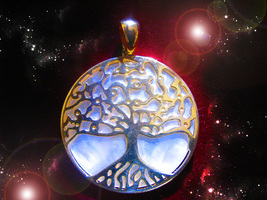 Haunted Necklace Witches Golden Money Tree Highest Light Magick Cassia4 - £223.11 GBP