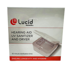 Lucid Hearing - Hearing Aid UV Sanitizer Dryer &amp; Dehumidifier - WHITE - New - £14.77 GBP