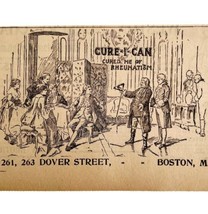 Cure I Can Dover St Boston Advertisement 1899 Victorian Quack Medicine D... - £23.59 GBP