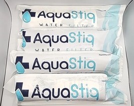 AquaStiq Water 1000L Filter Straw - Hiking, Camping, Survival Lot of 4 U2 - £27.49 GBP