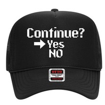 Continue? Yes No Hat Cap Vintage Trucker Style Mesh Snapback Foam Front - £15.45 GBP