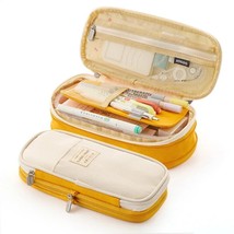 Clic Pocket Pen Pencil Case Fold Canvas Stationery Storage Bag Organizer for Cos - £121.92 GBP