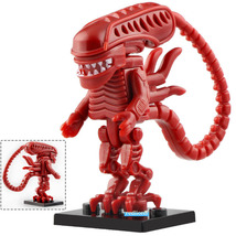 Red Xenomorph Aliens Genocide Custom Printed Lego Compatible Minifigure Bricks - £3.18 GBP