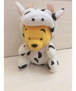 Disney Winnie The Pooh Bear dressed as Cow Hood Plush Doll. Farm Theme. ... - £11.80 GBP