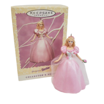 Vintage 1996 Hallmark Barbie Easter Springtime Keepsake Christmas Ornament Pink - £21.53 GBP