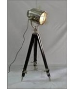 VINTAGE REPLICA DESIGNER TRIPOD FLOOR SPOT LIGHT BY NAUTICALMART - $2,780.27 MXN