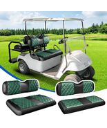 NOKINS 4PCS Golf Cart Seat Covers for EZGO TXT 1994-2013, RXV (Dark Gree... - $210.86