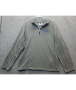 The North Face Sweater Youth Size XL Gray Fleece Long Sleeve Mock Neck 1... - $20.29