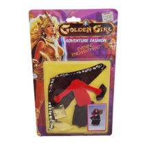 VINTAGE 1984 GALOOB GOLDEN GIRL FASHION EVENING ENCHANTMENT BLACK + RED ... - $33.25