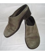 Solvei Dansko Gray Smooth Leather Clogs 37 6.5 7 Slip On Comfort Walking... - $48.82 CAD