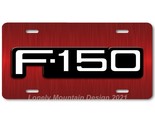Ford F-150 Inspired Art on Red FLAT Aluminum Novelty Truck License Tag P... - £12.92 GBP
