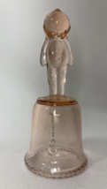 Pink Depression Glass - Kewpie Doll Figure Handle-Baby Bell VTG. 5 1/2&quot; ... - $239.89 MXN