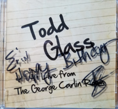 TODD GLASS Live From the George Carlin Room Autographed CD - £7.68 GBP