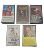 Vintage  Lot of 5 Country Cassettes, Willie Nelson, George Jones, Jeff F... - £19.61 GBP