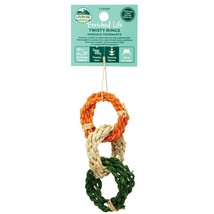 Oxbow Animal Health Enriched Life Twisty Rings Small Animal Toy 1ea/One Size - £4.73 GBP
