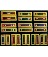 NEW US ARMY GENERAL ADJUTANT STRAPS SHOULDER BOARDS - GOLD BULLION WIRE ... - €51,88 EUR