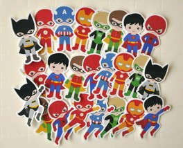 27 Super boy heroes stickers photo quality stickers water proof vinyl - $9.50