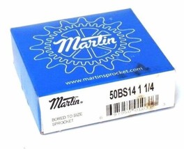 NIB MARTIN 50BS14-1-1/4 SPROCKET 1-1/4&quot; BORE 50BS14114 - £31.28 GBP