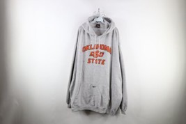 Vtg Nike Mens 4XLT Team Issued Oklahoma State University Football Hoodie Gray - £79.09 GBP