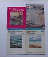 Vintage Art Painting Instructional booklets Lot of 4 for painting Seascapes - £7.41 GBP