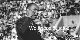 Martin Luther King Jr. Speaking Publicity Photo 8x10 - $8.70