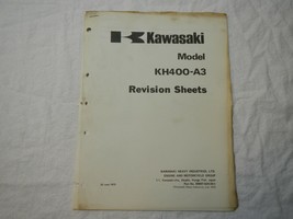 1976 Kawasaki KH400 KH 400 updated Parts manual list diagram revision sh... - £12.40 GBP